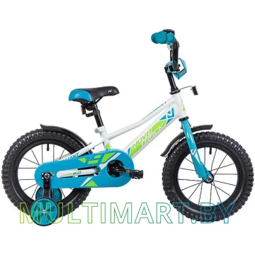 Детский велосипед Novatrack Valiant 143VALIANT.WT9 (белый/голубой, 2019)